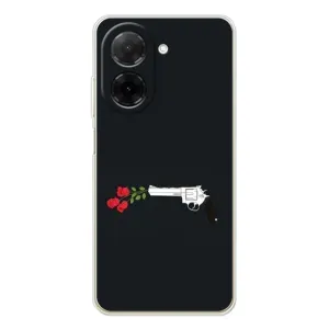 Чехлы (ART) Цветы на Xiaomi Poco C71 (VPrint) (Неожиданные цветы)