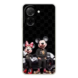Чехол Disney Mouse Xiaomi Poco C71 (PREMIUMPrint) (Семья Маусов)