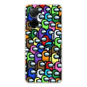 Чохли Амонг Ас для Xiaomi Poco C71 (AlphaPrint) (Убитий)