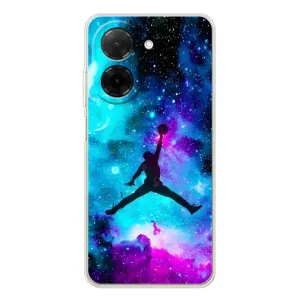 Чехлы для Xiaomi Poco C71 - с картинкой JORDAN (AlphaPrint) (Яркий Джордан)