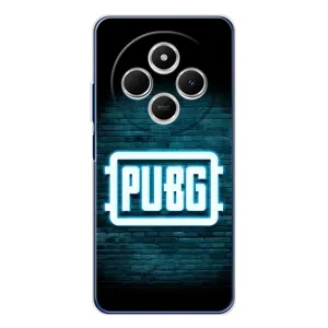 Чехол PUBG для Поко С75 (AlphaPrint) (Лого PUBG)