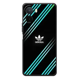 Чехлы Адидас для Xiaomi Poco C81 Pro (AlphaPrint) (Адидас с полосами)