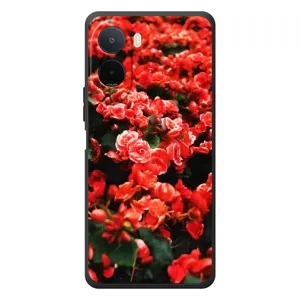 Чехлы с Цветами для Xiaomi Poco C81 Pro (VPrint) (Цветы красные)