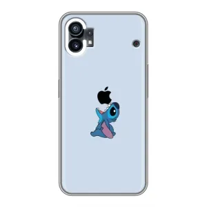 Чехол с принтом Стич на Xiaomi Poco C81x (Stitch apple)