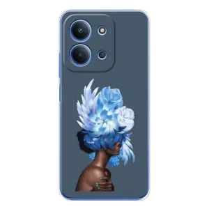 Чехлы (ART) Цветы на Xiaomi Poco C85 (VPrint) (Цветы на голове)