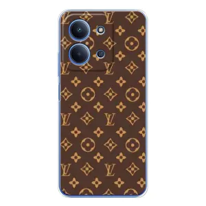 Чехлы Луи Витон для Xiaomi Poco C85 (AlphaPrint - LOUIS VUITTON) (фон LOUIS VUITTON)