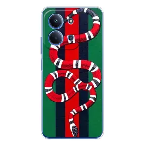 Чехлы ГУЧЧИ для Xiaomi Поко С85 (AlphaPrint) (Gucci змия)