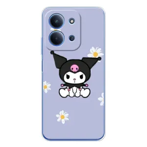 Чохол з кроликом Куромі на Xiaomi Poco C85 (Куромі в квітах)