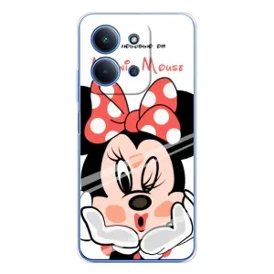 Эксклюзивный чехол для Xiaomi Poco C85 (AlphaPrint - Мультяшные) (Маус Минни)