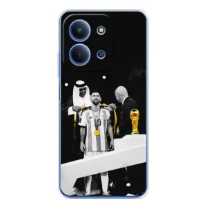 Чохли для Xiaomi Poco C85 (Leo чемпіон) (AlphaPrint) (Мессі коронований)