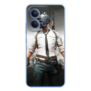 Чехол PUBG для Xiaomi Поко С85 (AlphaPrint) (Пабг мен)