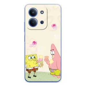 Чехол Губка Боб для Xiaomi Поко С85 (Патрик и Боб)