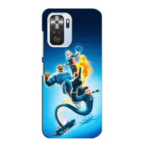 Чехол с принтом Фантастическая четверка для Xiaomi POCO F3 (Герои Фантастическая Четверка)