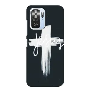 Чехол для Xiaomi POCO F3 (AlphaPrint) - (Христианские) (Иисус)