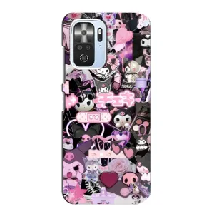 Чехол с кроликом Куроми на Xiaomi POCO F3 (Коллаж Куроми)