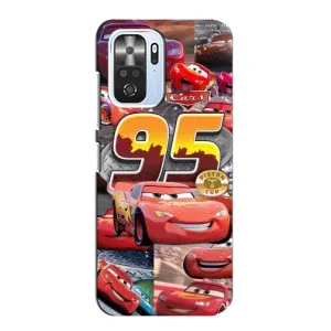 Силиконовый чехол Маквин для Xiaomi POCO F3 (Коллаж Молния Маквин)