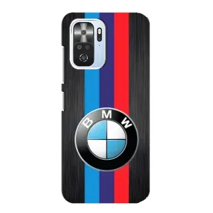 Чехол для Поко Ф3 - с принтом БМВ (AlphaPrint) (Лого BMW)