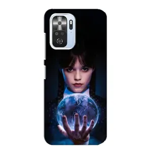 Чехол с дизайном Венздей 2 на Xiaomi POCO F3 (Магическая сфера Уэнздей)
