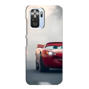 Силиконовый чехол Маквин для Xiaomi POCO F3 (Скоростной Маквин)