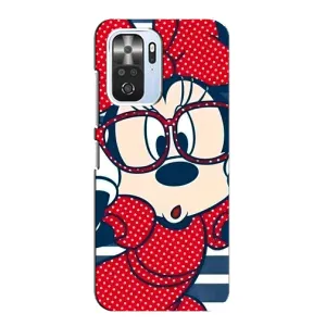 Міккі Маус чохол для Xiaomi POCO F3 (AlphaPrint - Мультяшні) (Маус в окулярах)
