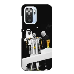 Чохли для Xiaomi POCO F3 (Leo чемпіон) (AlphaPrint) (Мессі коронований)