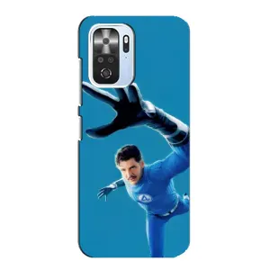 Чехол с принтом Фантастическая четверка для Xiaomi POCO F3 (Мистер Фантастик супергерой)