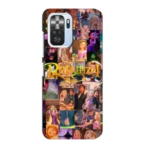 Чехол Рапунцель для Xiaomi POCO F3 (Коллаж Рапунцель)