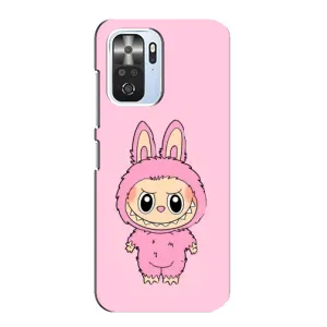 Чохол з Лабубу на Xiaomi POCO F3 (Рожевий Лабубу)