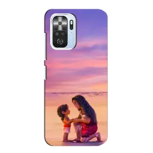 Чехол с мультфильмом Моана Xiaomi POCO F3 (Маленькая Ваяна)