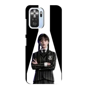 Чехлы Венсдей на Xiaomi POCO F3 Уэнсдей (AlphaPrint) (W-Wednesday)