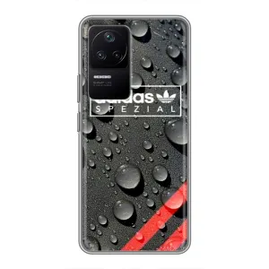 Чехлы Адидас для Xiaomi POCO F4 (5G) (AlphaPrint) (Адидас принт)