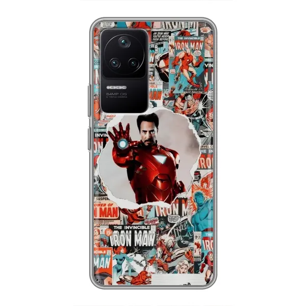 Чехол с принтом «Айронмен» для Xiaomi POCO F4 (5G) Чехол с принтом «Айронмен» для Xiaomi POCO F4 (5G)