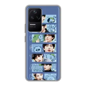 Чохли BTS для Xiaomi POCO F4 (5G) (AlphaPrint) (Bangtan)