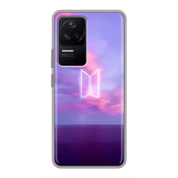 Чохол з принтом «BTS логотип» для Xiaomi POCO F4 (5G) Чохол з принтом «BTS логотип» для Xiaomi POCO F4 (5G)