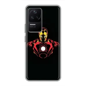 Чохли з героями Марвел Xiaomi POCO F4 (5G) (VPrint) (Залізна людина)