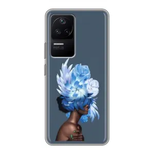 Чехлы (ART) Цветы на Xiaomi POCO F4 (5G) (VPrint) (Цветы на голове)
