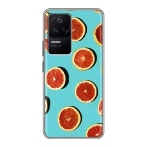 Чохли з фруктами для Xiaomi POCO F4 (5G) (VPrint) (Грейпфрут)