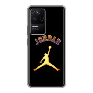 Чехлы для Xiaomi POCO F4 (5G) - с картинкой JORDAN (AlphaPrint) (Jordan Gold)