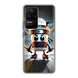 Чохол з мемом Тралалело тралала на Xiaomi POCO F4 (5G) (Капучіно асасіно)