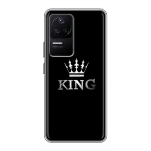Чехол с Короной Поко Ф4 (5G) - (AlphaPrint) (KING)