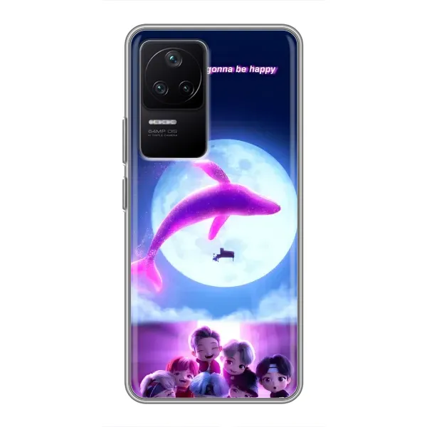 Чохол з принтом «КИТ BTS» для Xiaomi POCO F4 (5G) Чохол з принтом «КИТ BTS» для Xiaomi POCO F4 (5G)