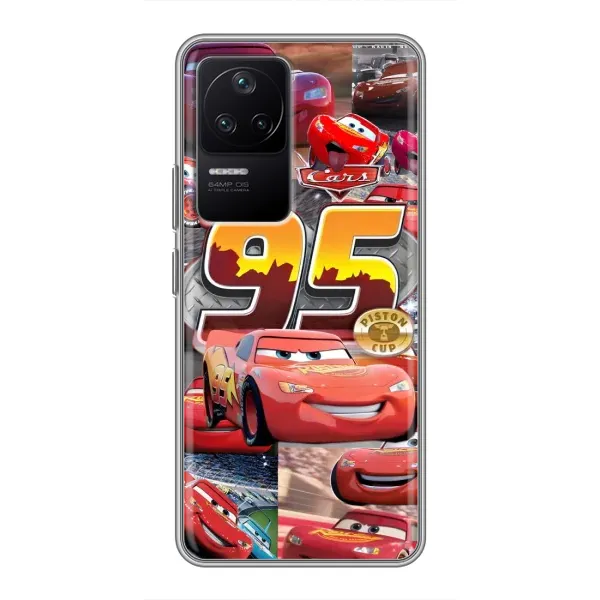 Чехол с принтом «Коллаж Молния Маквин» для Xiaomi POCO F4 (5G)