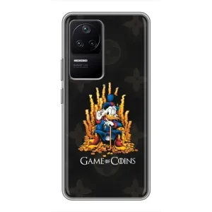 Чехлы для Xiaomi POCO F4 (5G) - Скрудж МакДак Louis Vuitton (PREMIUMPrint) (Король денег)