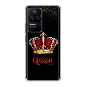 Чехол с Короной Поко Ф4 (5G) - (AlphaPrint) (Корона короля)