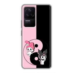 Чехол с кроликом Куроми на Xiaomi POCO F4 (5G) (Куроми Инь Янь)