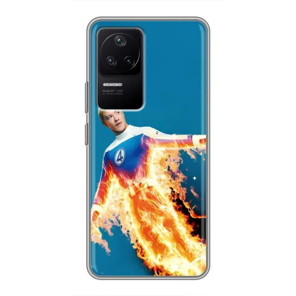 Чохол з принтом «Людина-факел у вогні» для Xiaomi POCO F4 (5G) Чохол з принтом «Людина-факел у вогні» для Xiaomi POCO F4 (5G)