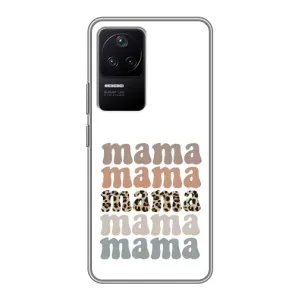 Чохли для мами на Xiaomi POCO F4 (5G) (Текстовий колаж мама)