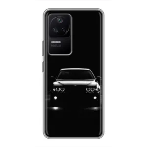Чехол для Поко Ф4 (5G) - с принтом БМВ (AlphaPrint) (Машина BMW)