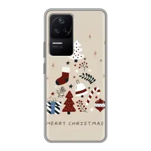 Різдвяні Чохли для Xiaomi POCO F4 (5G) (VPrint) (Merry Christmas)
