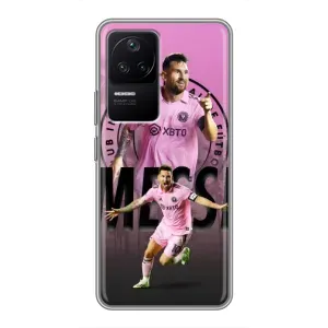 Чохли для Ксяомі ПОКО Ф4 (5G) - Лео Мессі Маямі (Messi Miami)